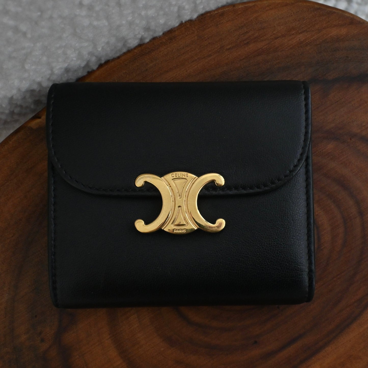 Celine Triomphe Trifold Wallet