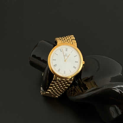 Omega De Ville Gold Chain