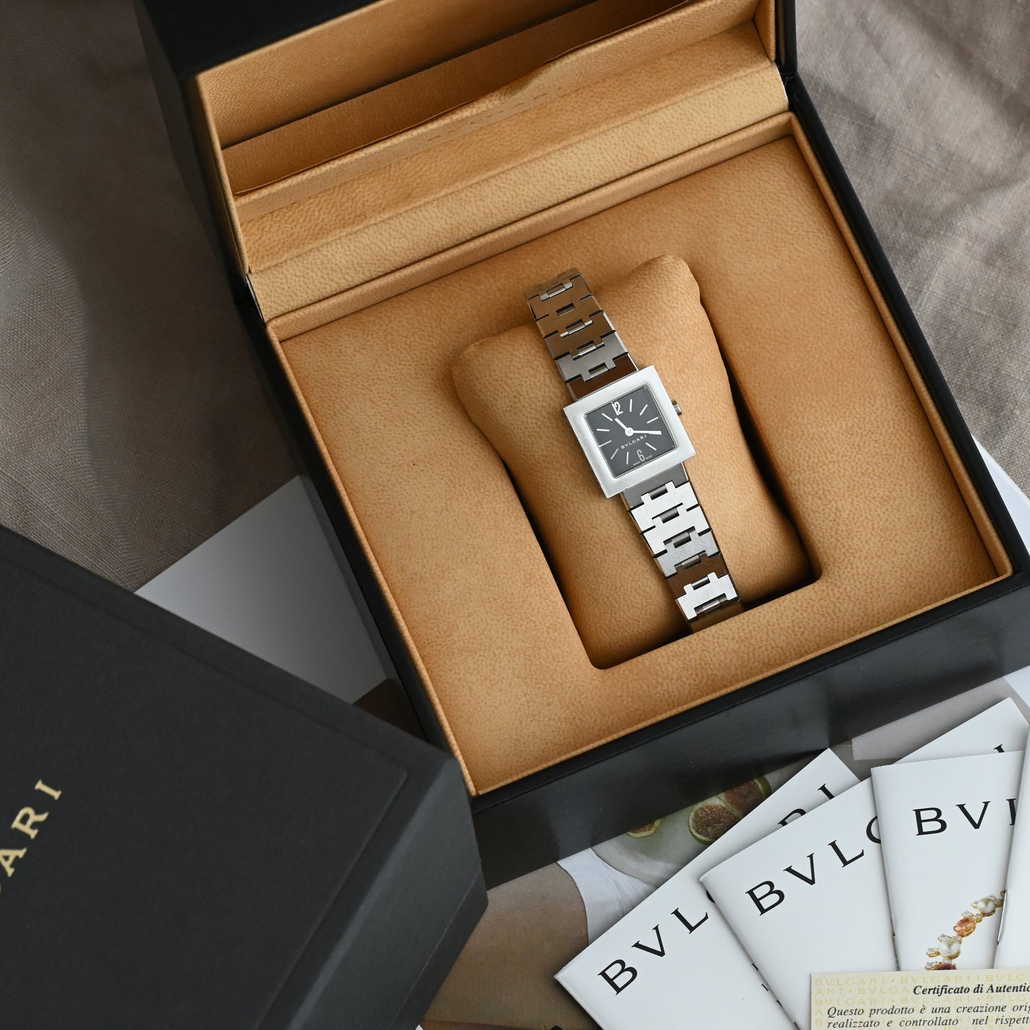 Bvlgari Quadrado SQ22SSS Watch