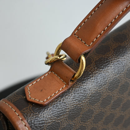 Celine Macadam Top Handle Kelly Bag