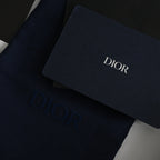 Christian Dior Perforated Leather Oblique Card Holder
