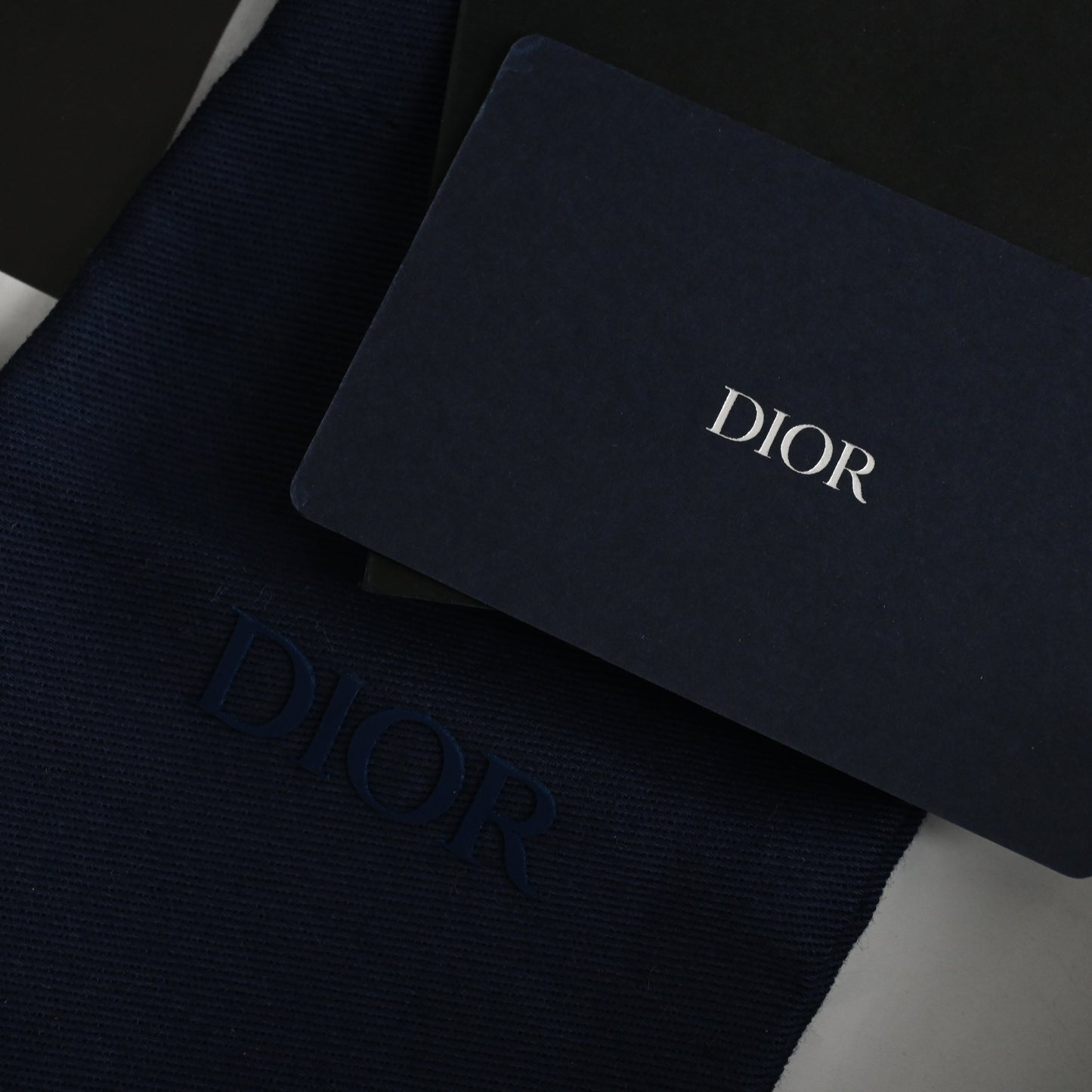 Christian Dior Perforated Leather Oblique Card Holder