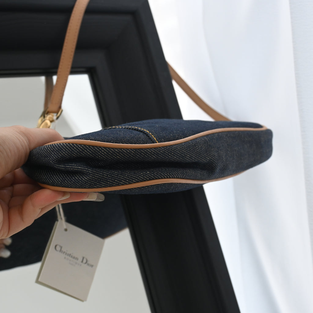 Dior Mini Saddle Denim Bag - Leluxe Vintage Sdn. Bhd.