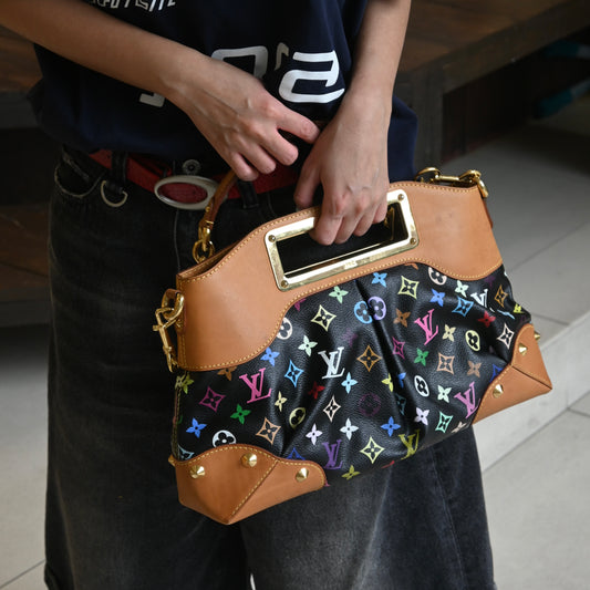 Louis Vuitton Black Multicolour Judy MM