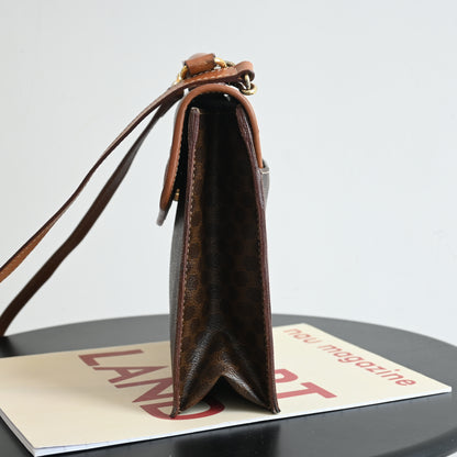 Celine Macadam Top Handle Kelly Bag