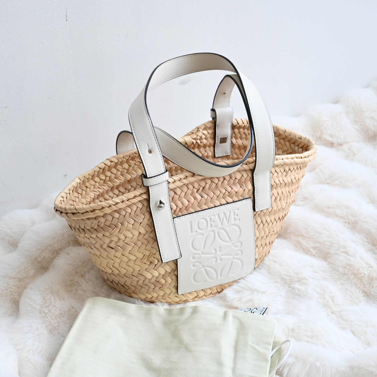 Loewe Basket Raffia Bag