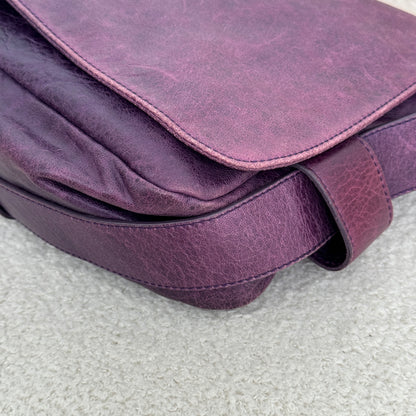 Balenciaga Violet Hobo Shoulder Bag