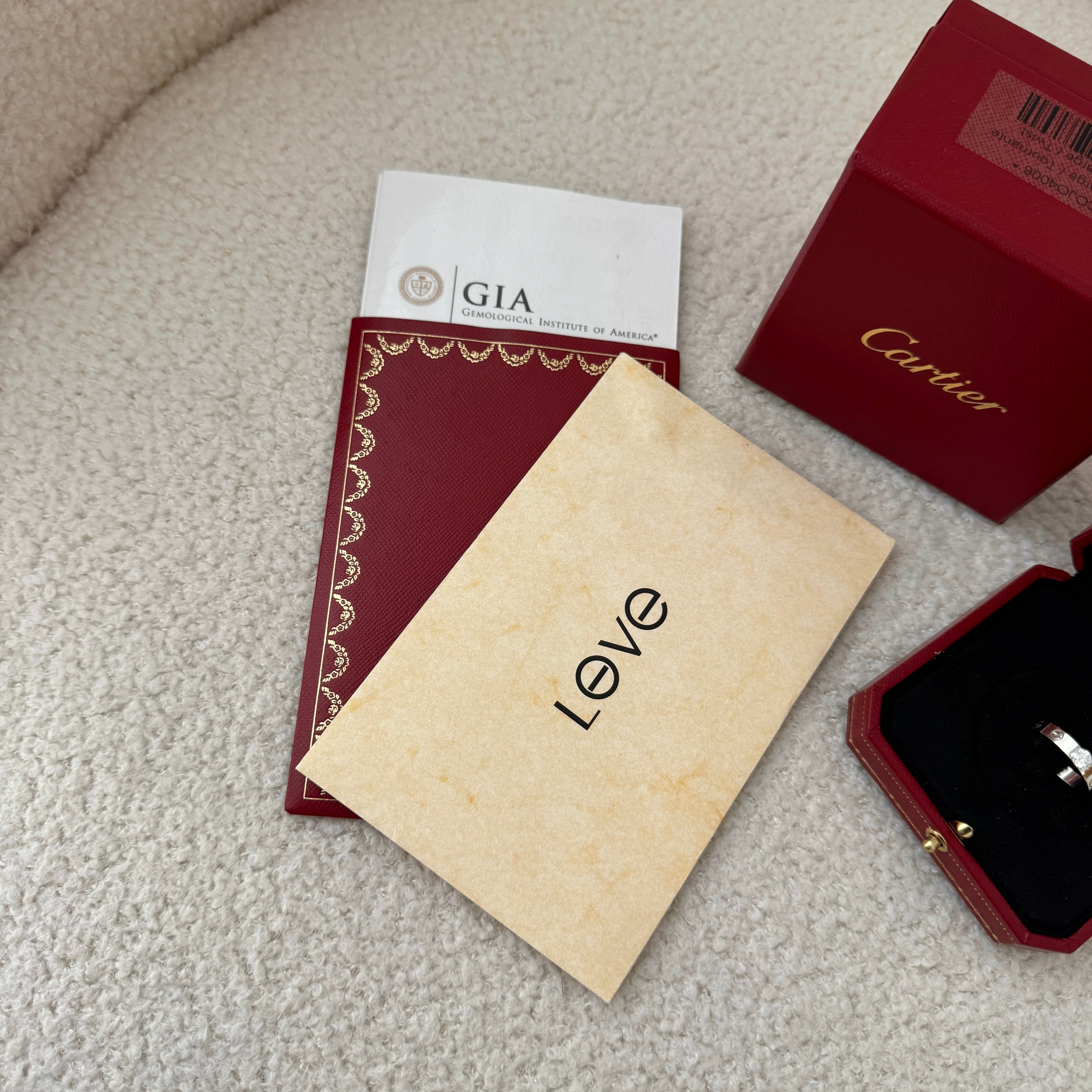 Cartier Love Solitaire Ring - Leluxe Vintage Sdn. Bhd.