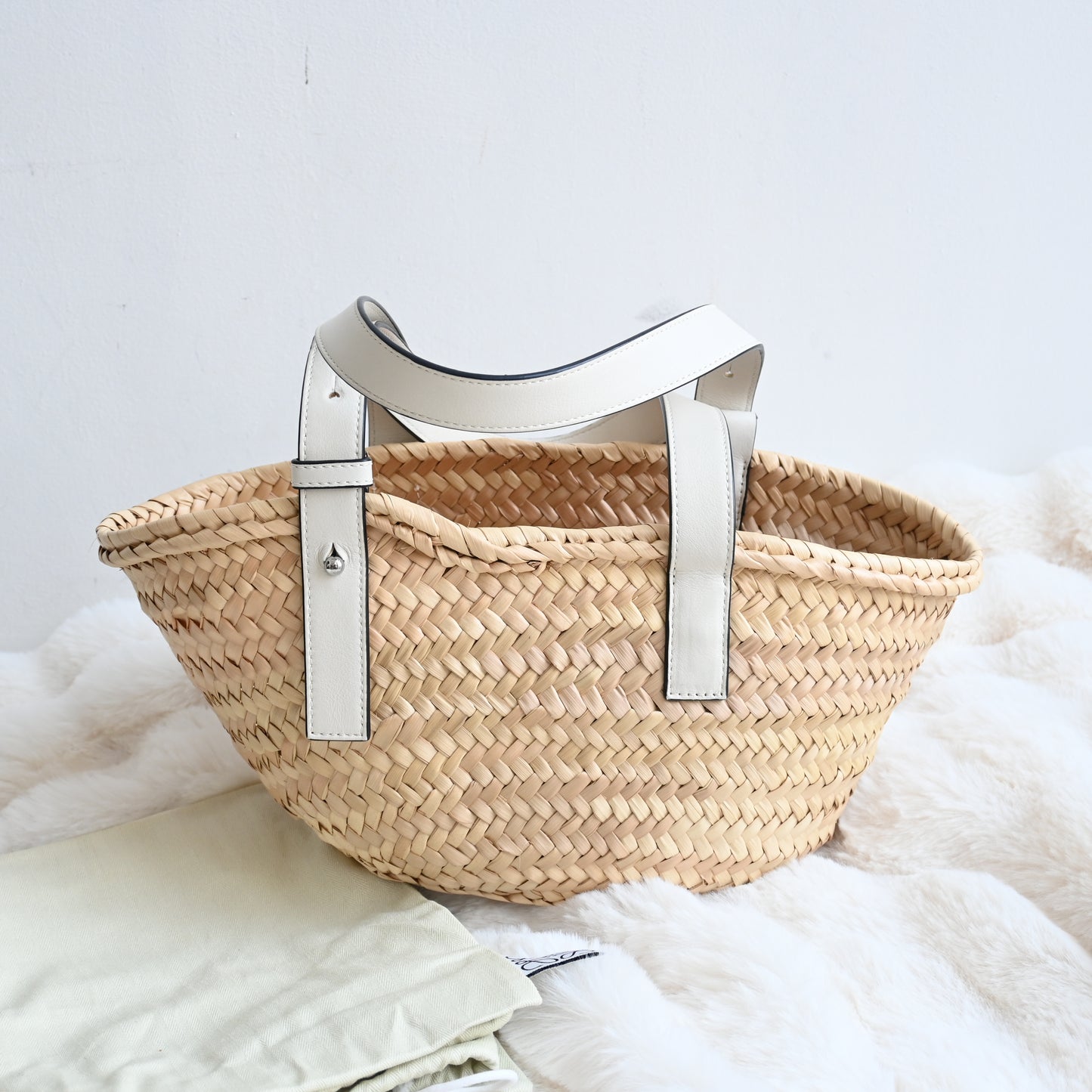Loewe Basket Raffia Bag
