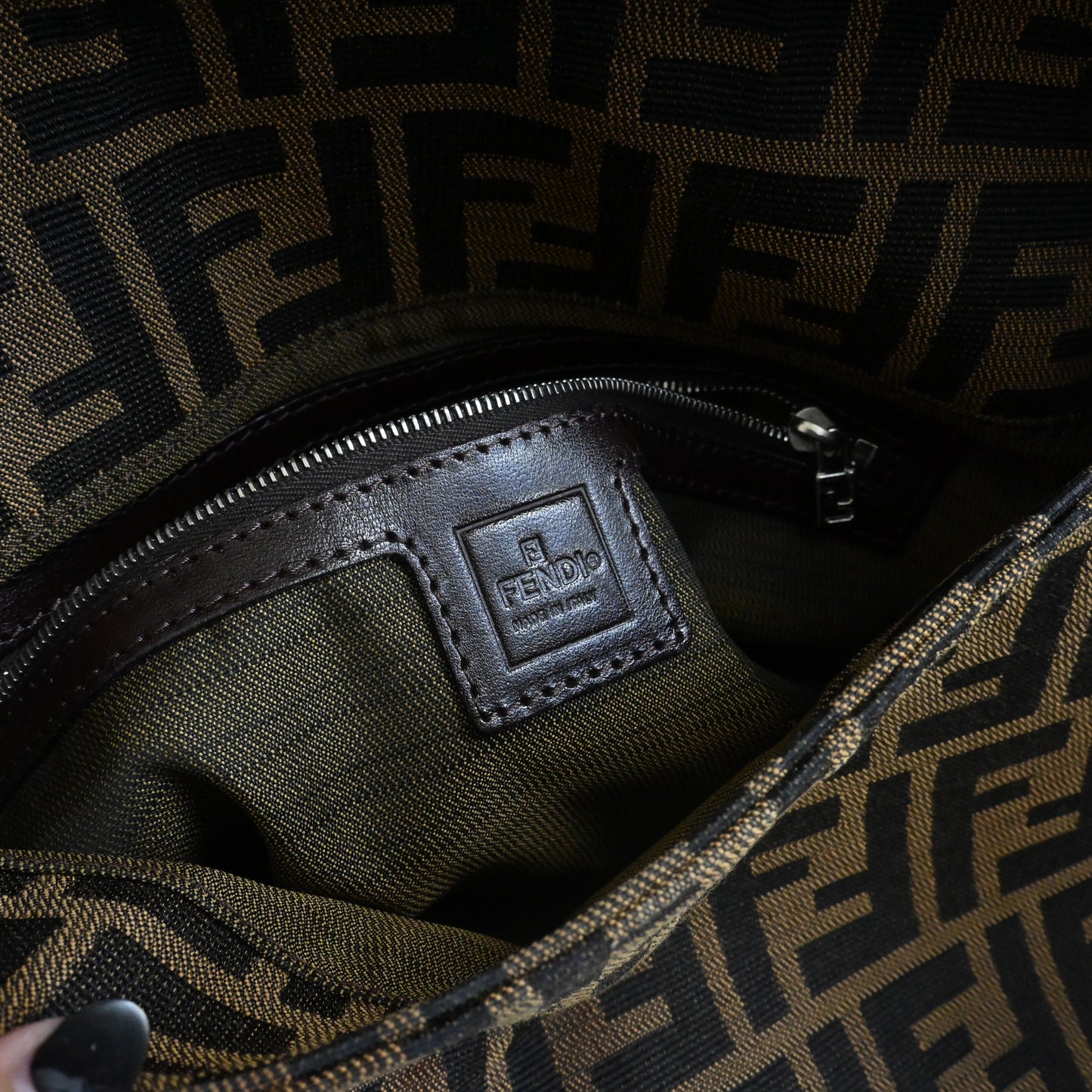 Fendi Zucca Mamma Baguette bag