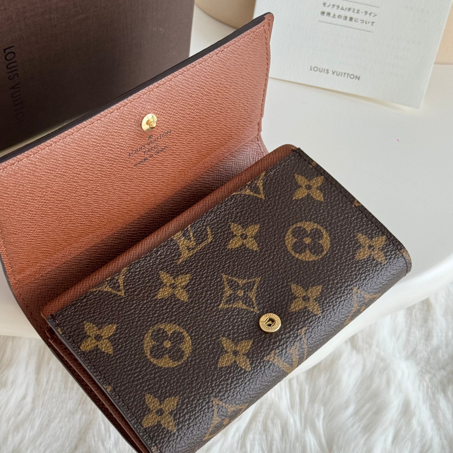 Louis Vuitton Porte Monnaie Billets Tresor Wallet Monogram