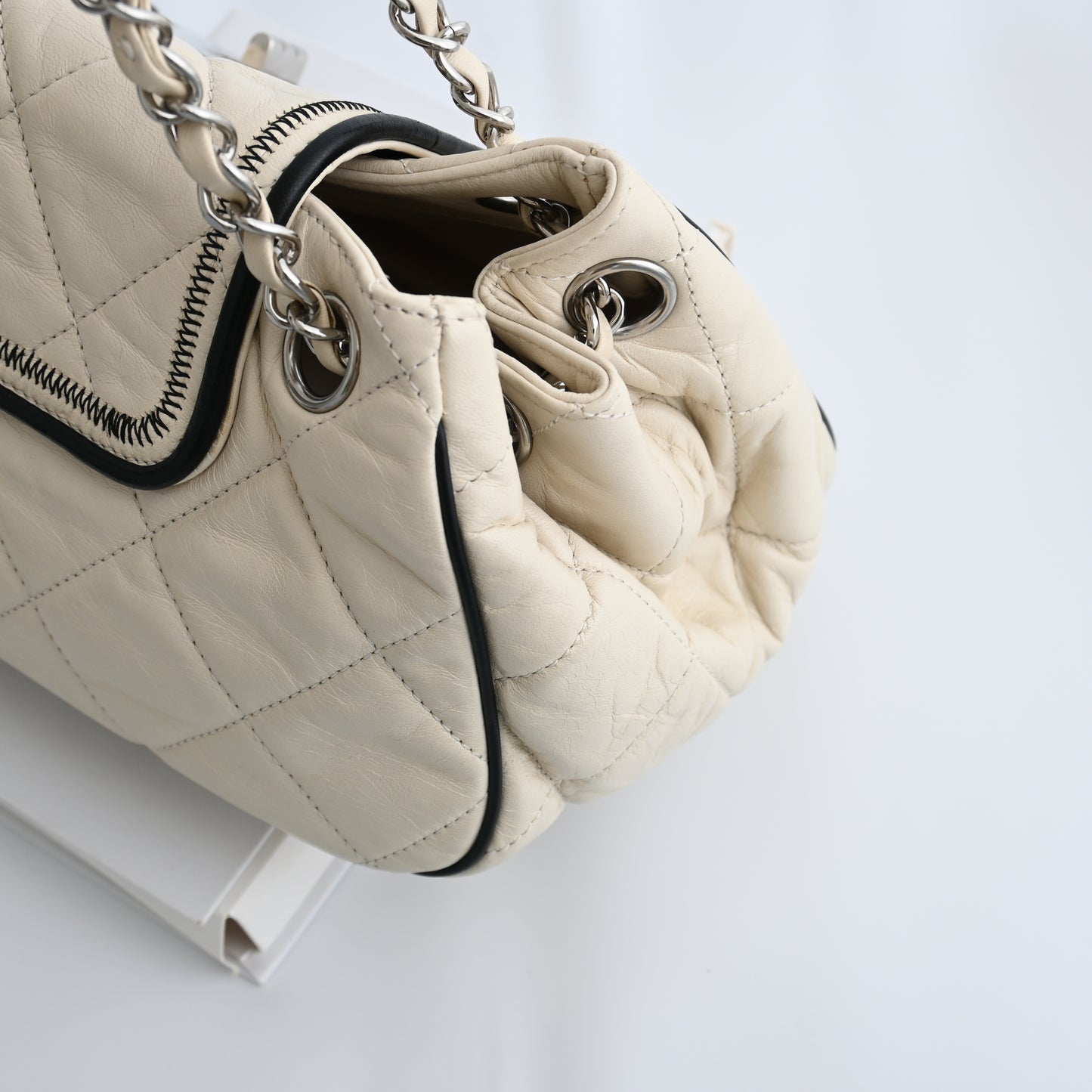 Chanel Matelasse Lambskin Chain Tote Bag 2.55 SHW