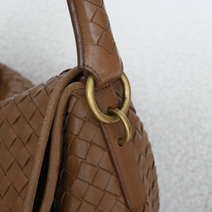 Bottega Veneta Intrecciato Hobo Double Flap Bag