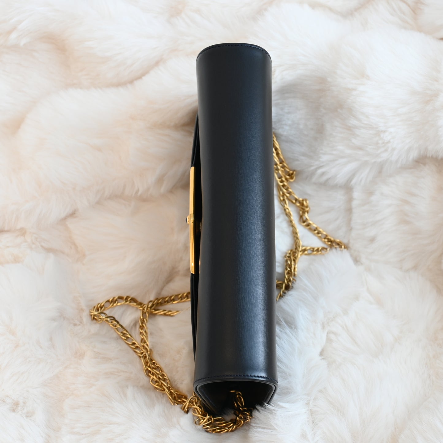 Cartier Sapphire Chain Shoulder Bag