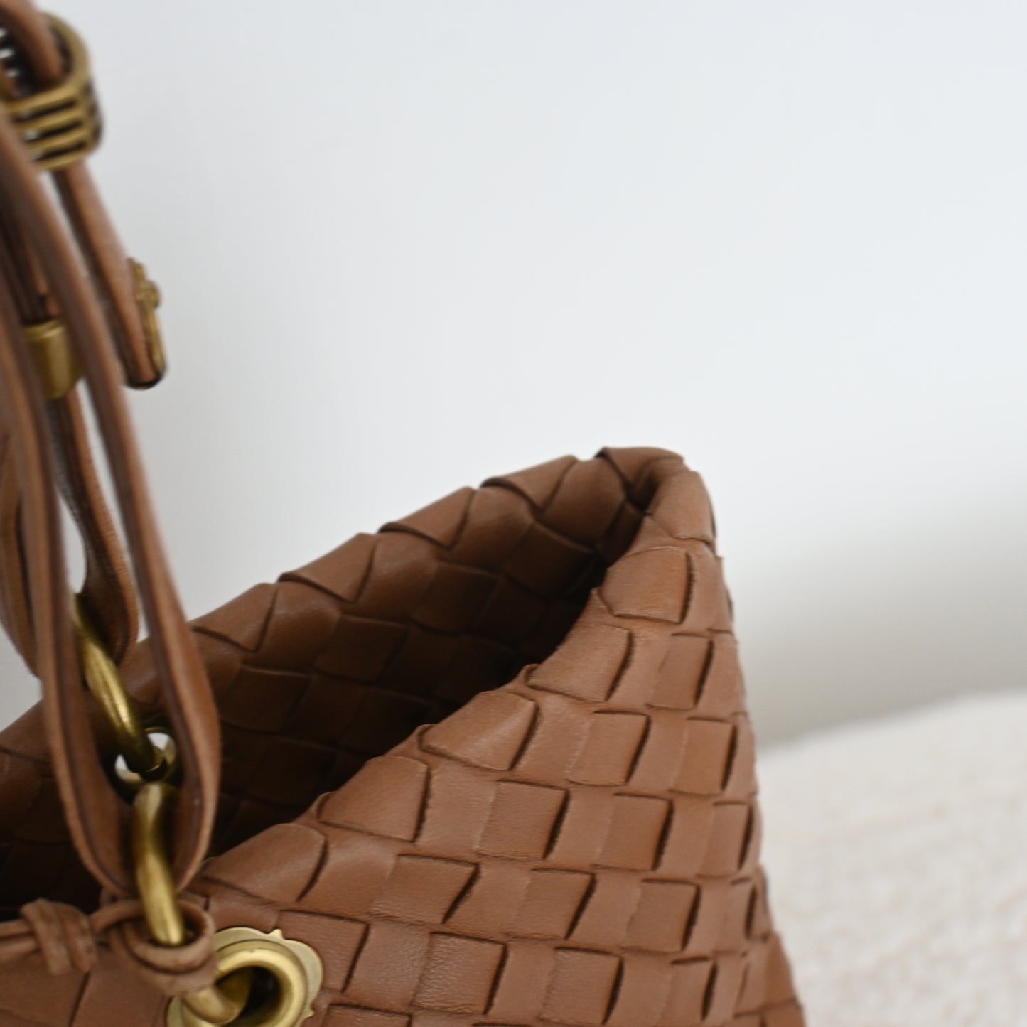 Bottega Veneta Intrecciato Mini Capri Tote