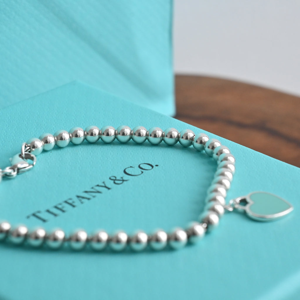 Tiffany & Co Return To Tiffany 925 Silver Mini Bead Bracelet