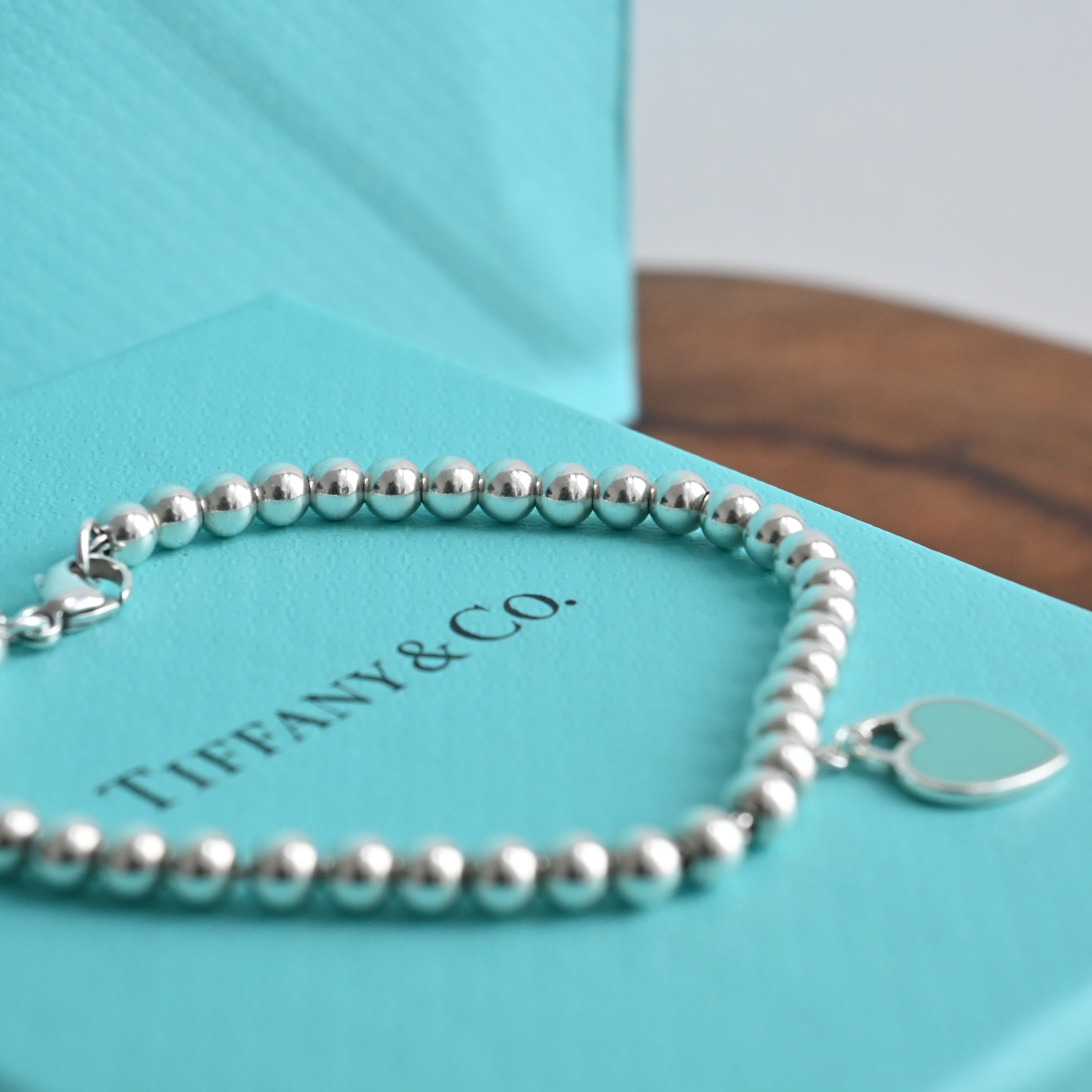 Tiffany & Co Return To Tiffany 925 Silver Mini Bead Bracelet