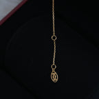 Cartier D'Amour Bracelet with 1P 0.04 carat Diamond 18K PG Mini Model - Leluxe Vintage Sdn. Bhd.