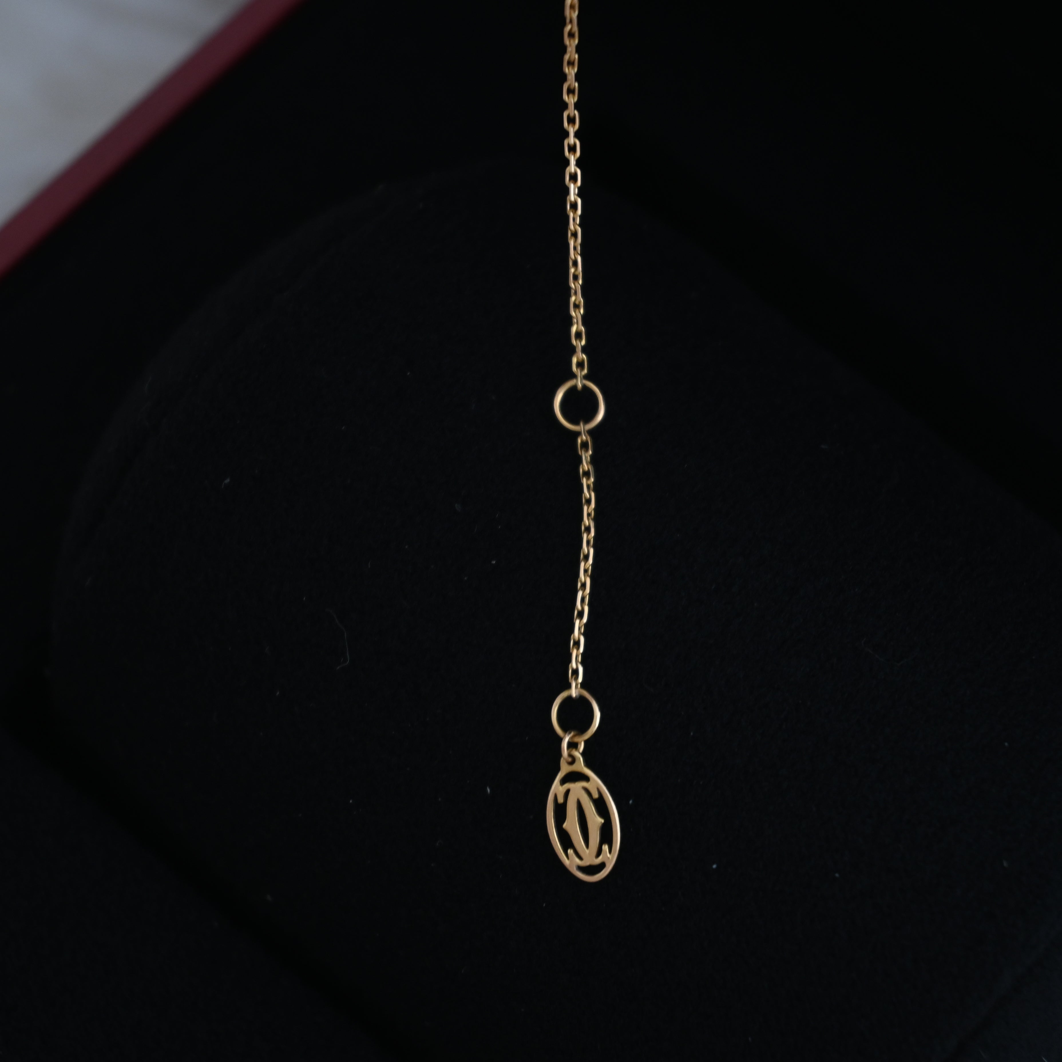 Cartier D'Amour Bracelet with 1P 0.04 carat Diamond 18K PG Mini Model - Leluxe Vintage Sdn. Bhd.