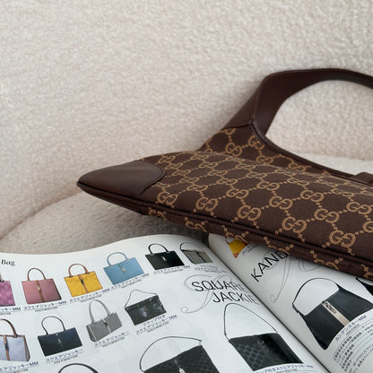 Gucci Jackie Hobo Monogram Brown