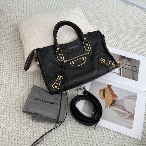 Balenciaga City Small Metallic Edge GHW - Leluxe Vintage Sdn. Bhd.