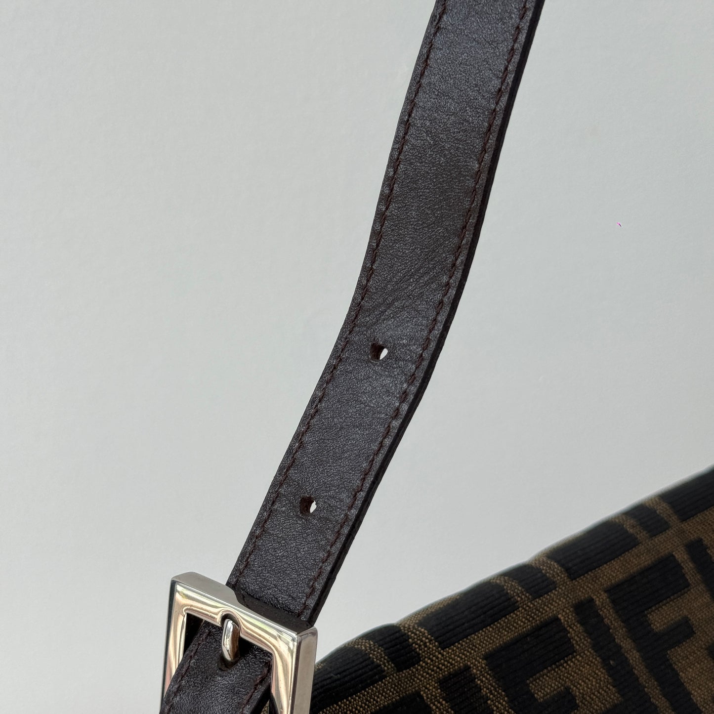 Fendi Zucca Baguette Shoulder Bag