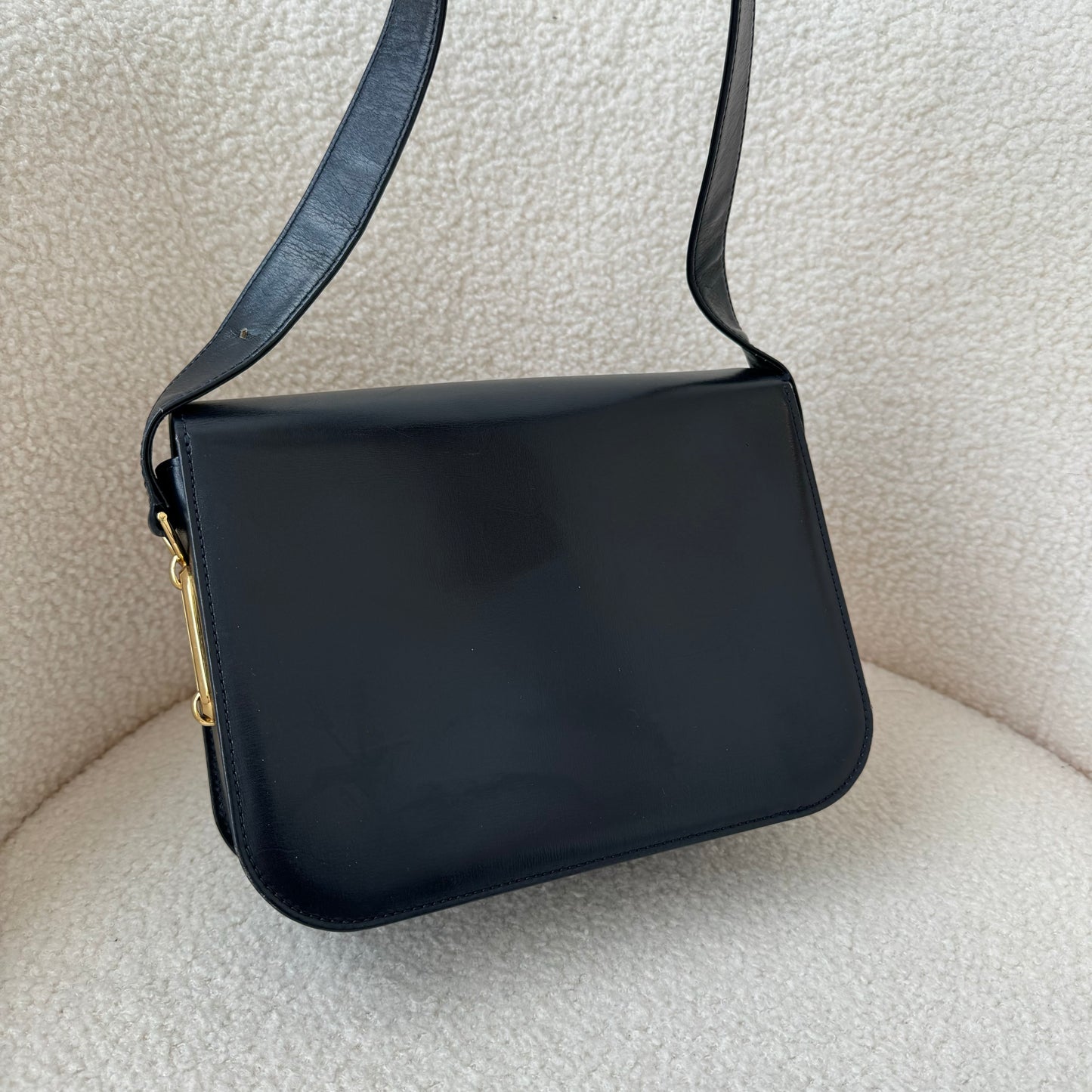 Celine Triomphe Bag in Navy