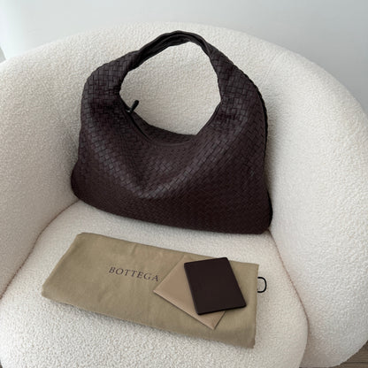 Bottega Veneta  Dark Brown Hobo Bag Medium - Leluxe Vintage Sdn. Bhd.