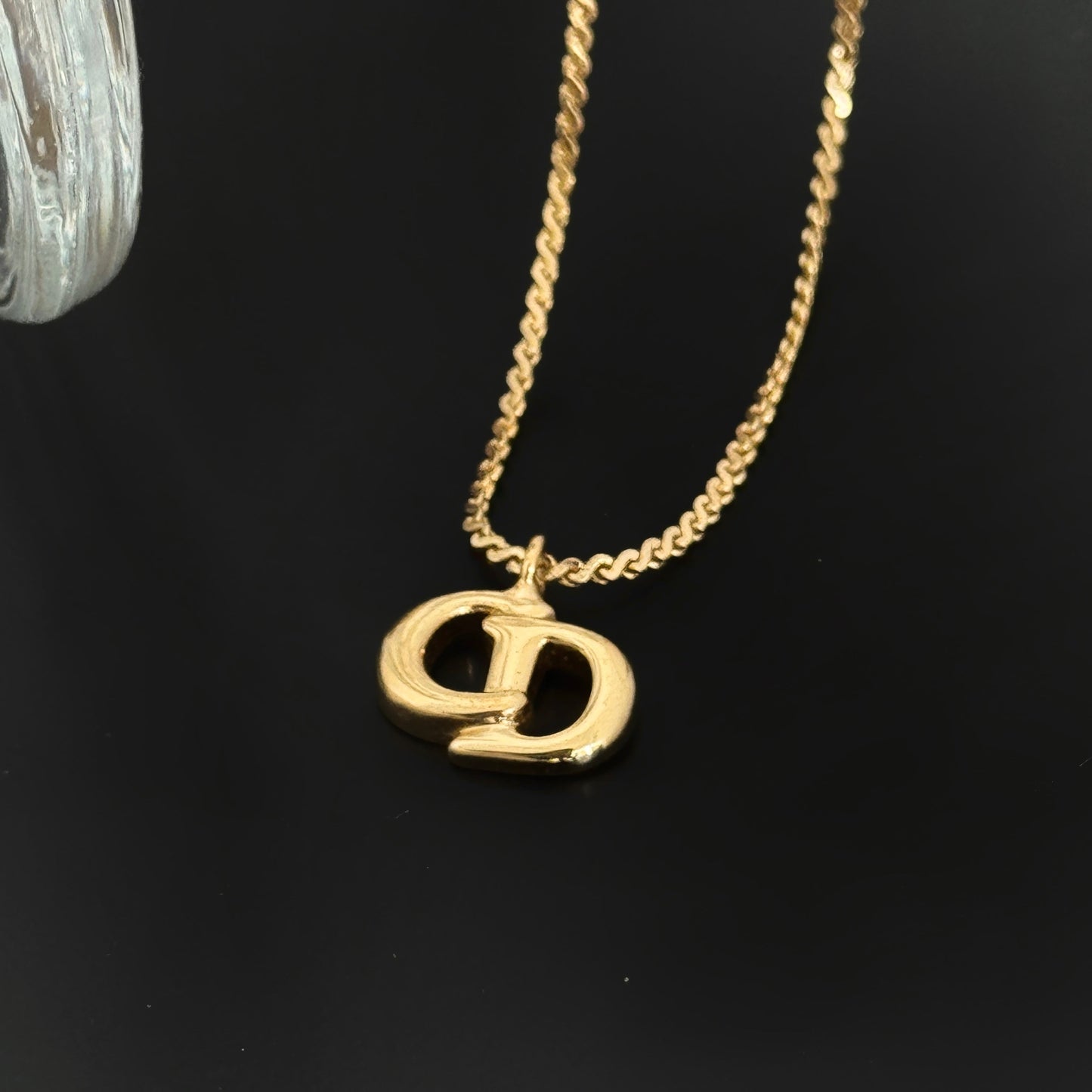 Christian Dior CD necklace vintage - Leluxe Vintage Sdn. Bhd.