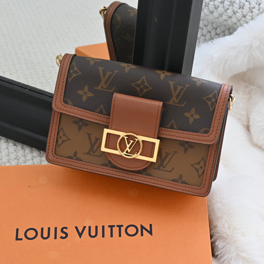 Louis Vuitton Monogram Reverse Portefeuille Dauphine WOC