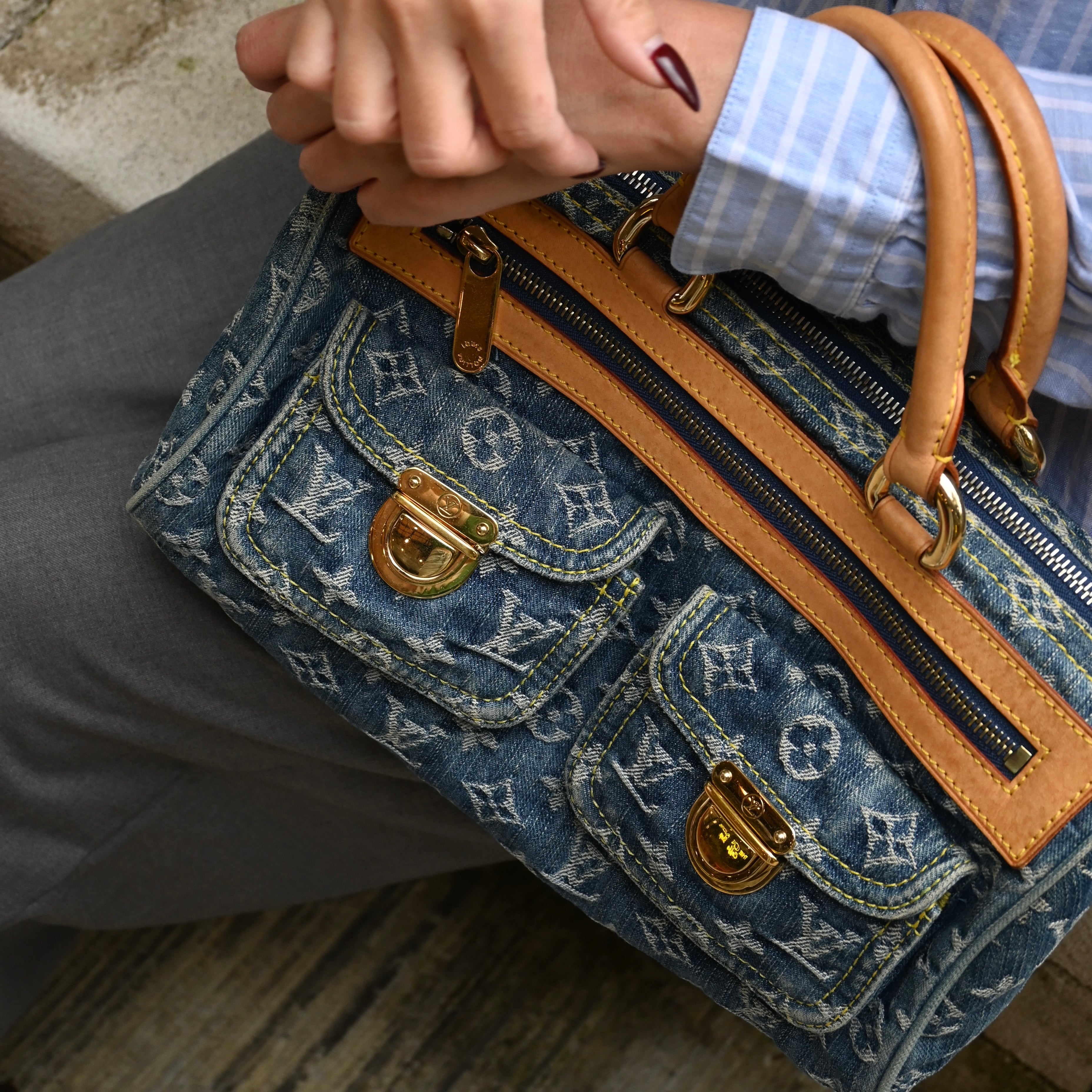 Louis Vuitton Monogram Denim Neo Speedy