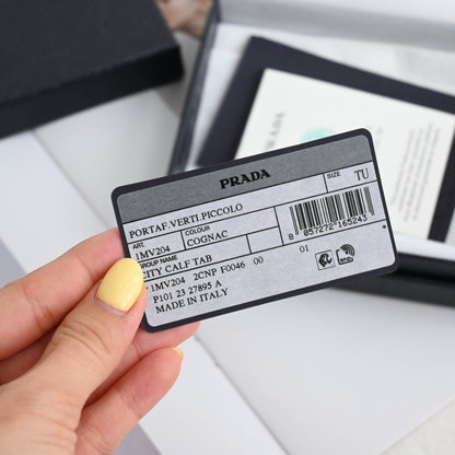 Prada 1MV204 Compact Wallet Leather