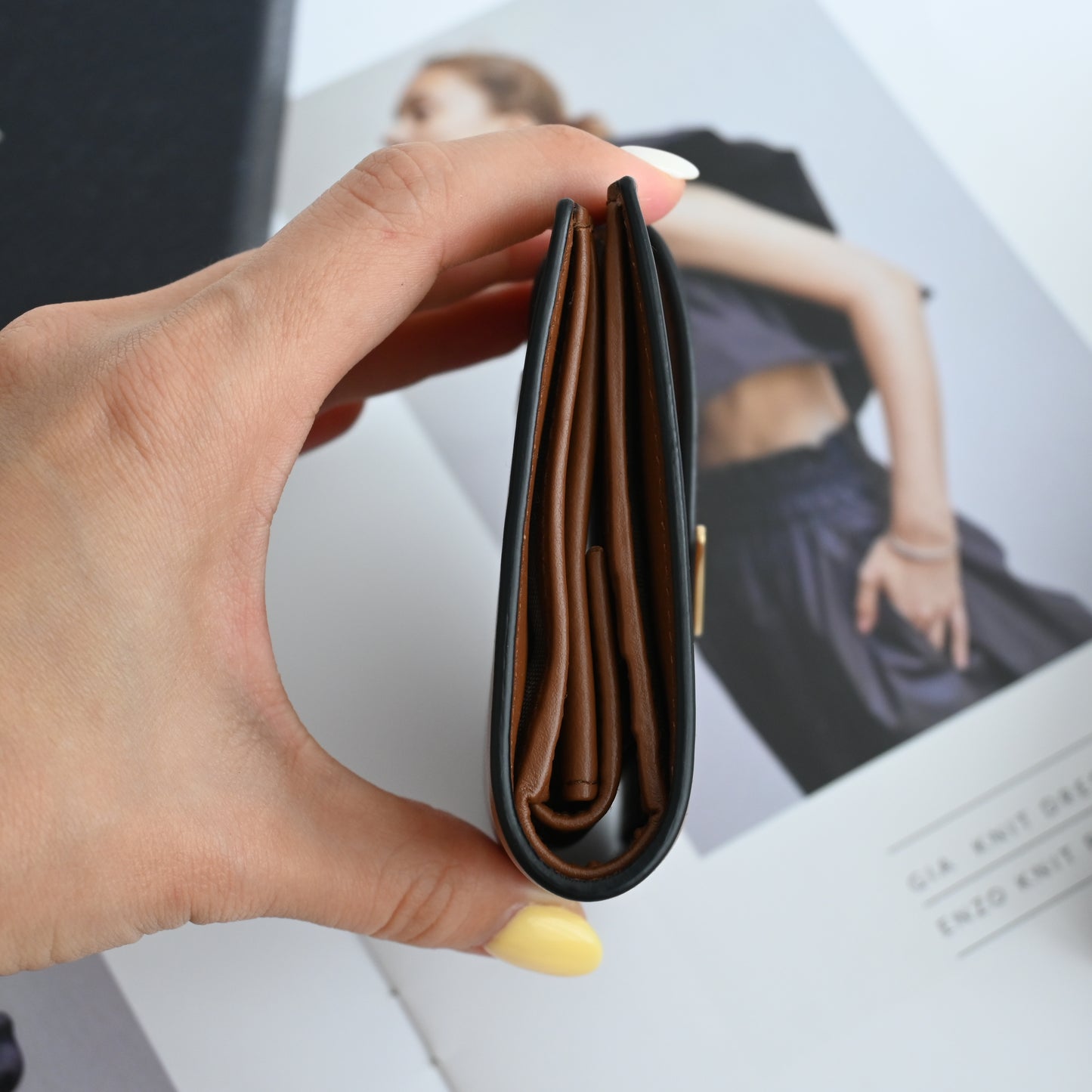 Prada 1MV204 Compact Wallet Leather