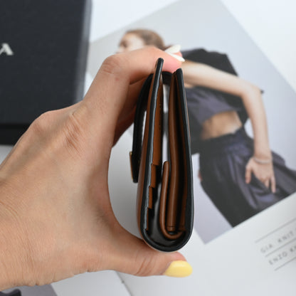 Prada 1MV204 Compact Wallet Leather