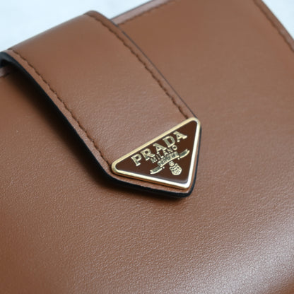 Prada 1MV204 Compact Wallet Leather