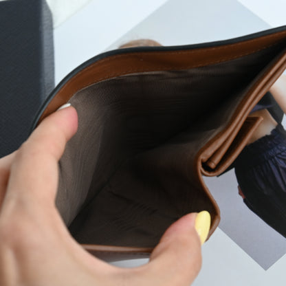 Prada 1MV204 Compact Wallet Leather