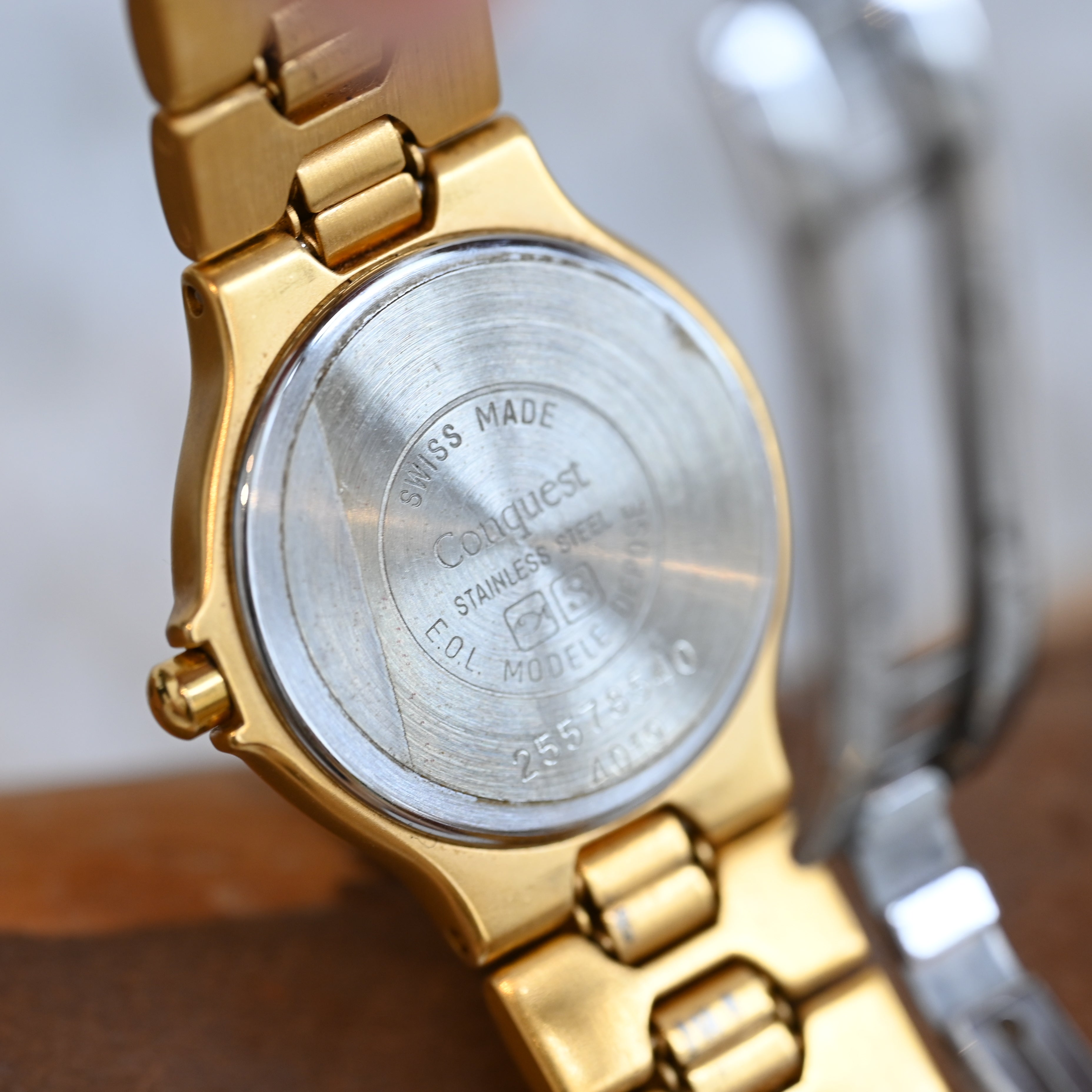 Longines Gold Conquest Watch ref. L 1.114.2 - Leluxe Vintage Sdn. Bhd.