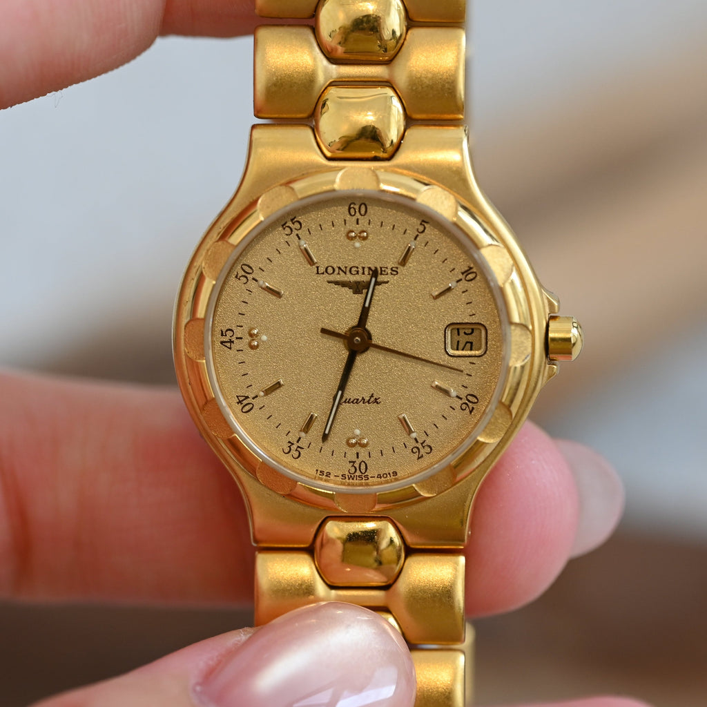 Longines Gold Conquest Watch ref. L 1.114.2 - Leluxe Vintage Sdn. Bhd.
