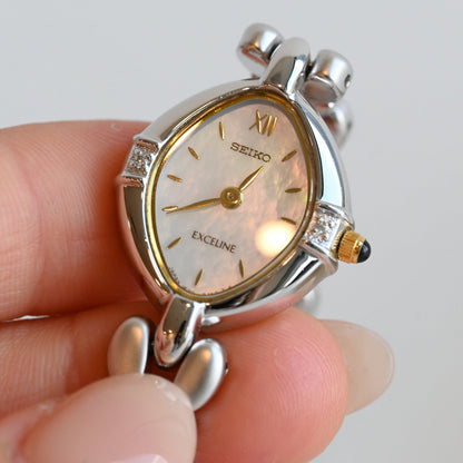 Seiko Exceline 1F20-6B60 MOP Dial