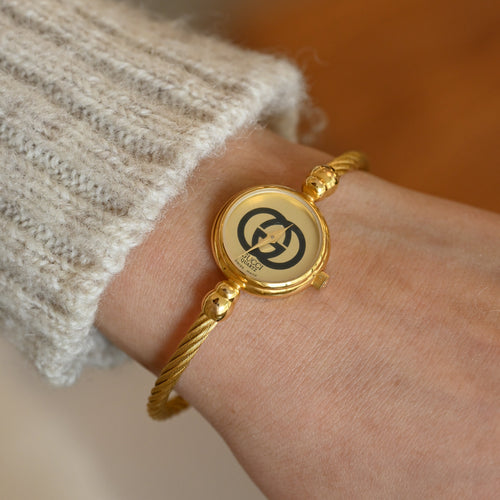 Gucci GG Gold Bangle Watch 2047L - Leluxe Vintage Sdn. Bhd.