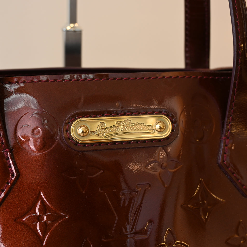 Louis Vuitton Amarante Monogram Vernis Wilshire PM Bag - Leluxe Vintage Sdn. Bhd.