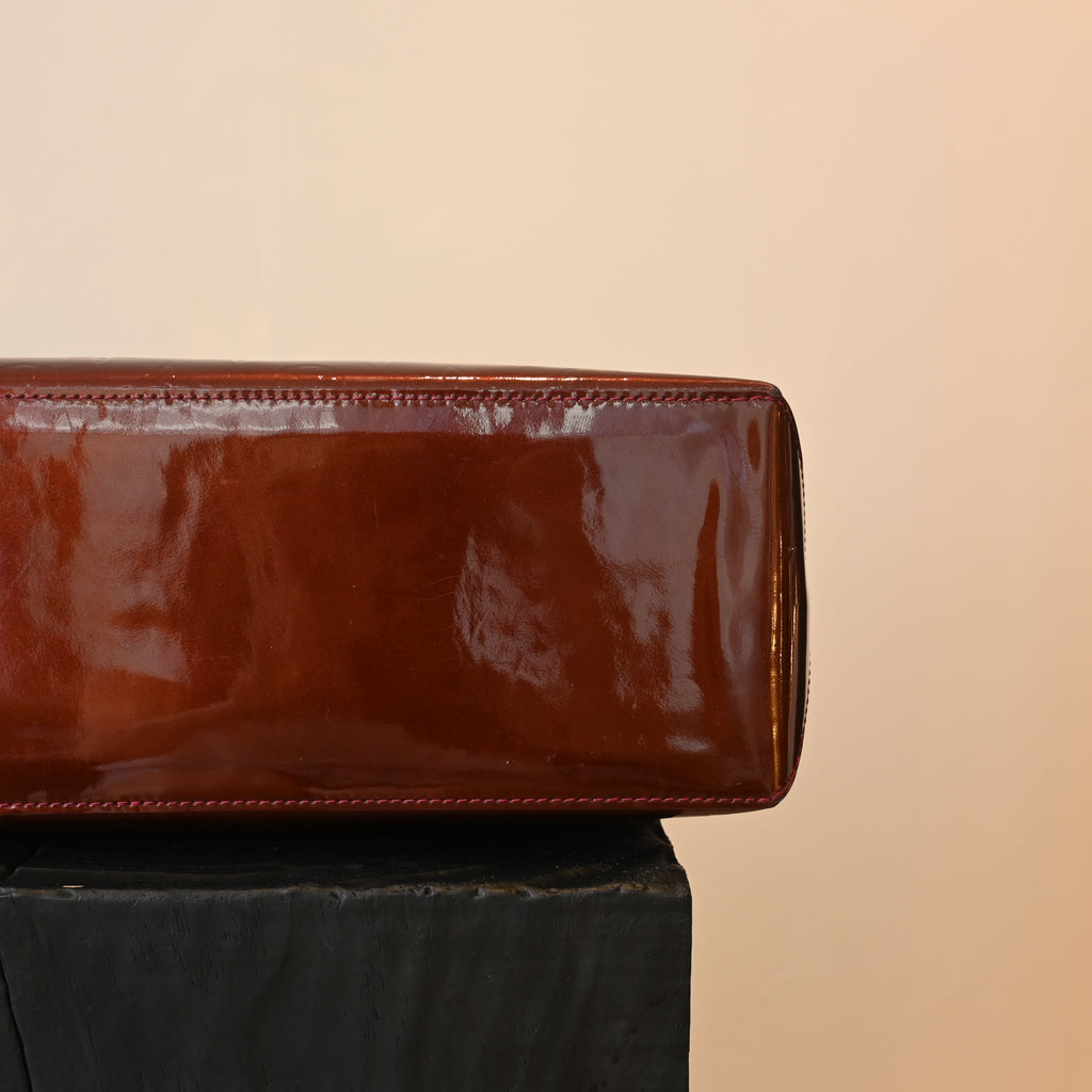 Louis Vuitton Amarante Monogram Vernis Wilshire PM Bag - Leluxe Vintage Sdn. Bhd.