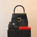 Cartier Panthere Black Leather Handbag - Leluxe Vintage Sdn. Bhd.