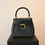 Cartier Panthere Black Leather Handbag - Leluxe Vintage Sdn. Bhd.