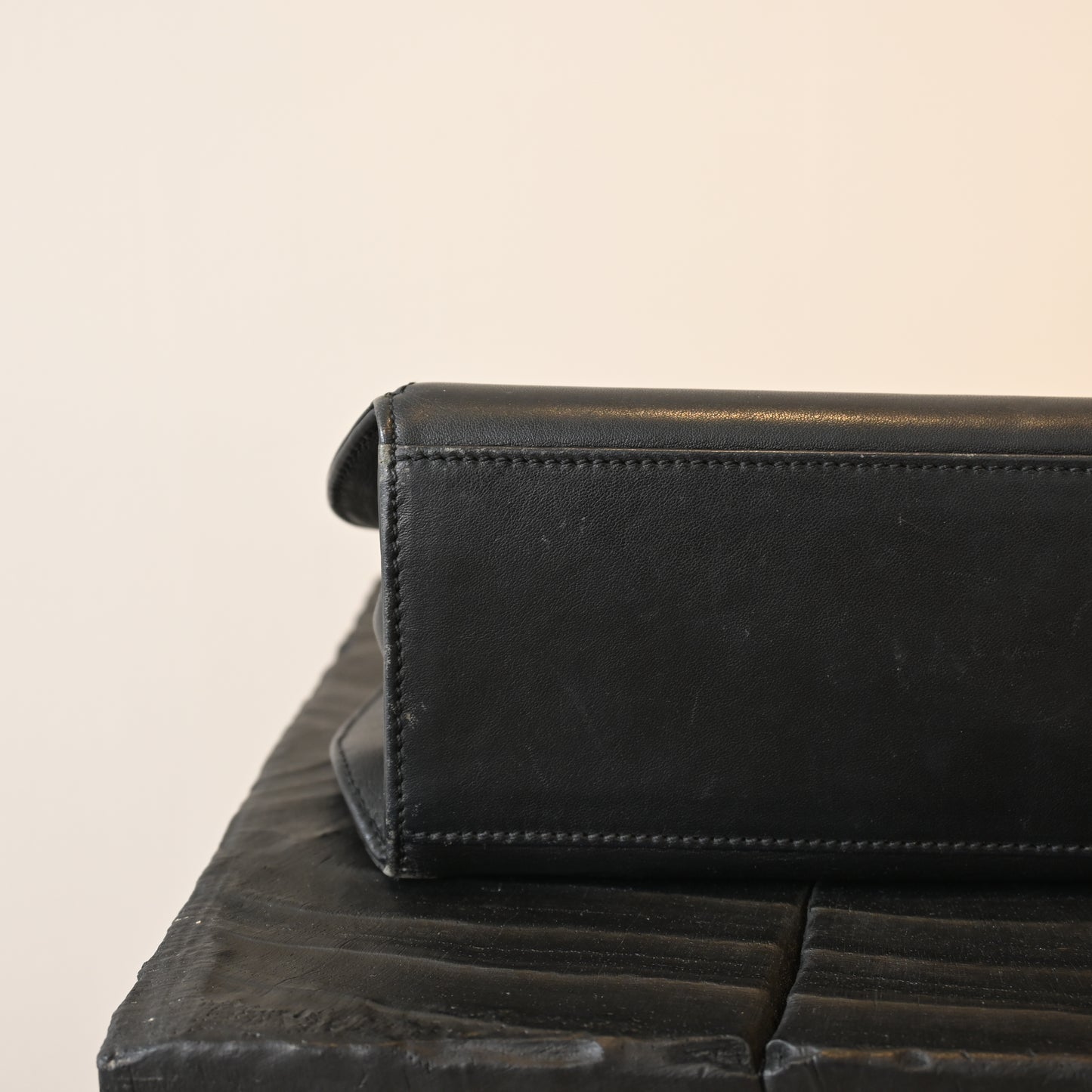 Cartier Panthere Black Leather Handbag