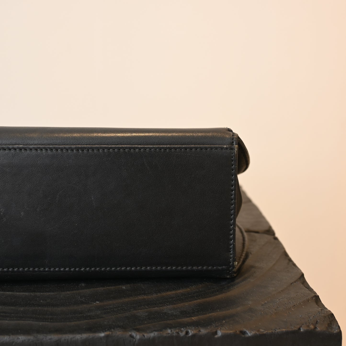 Cartier Panthere Black Leather Handbag