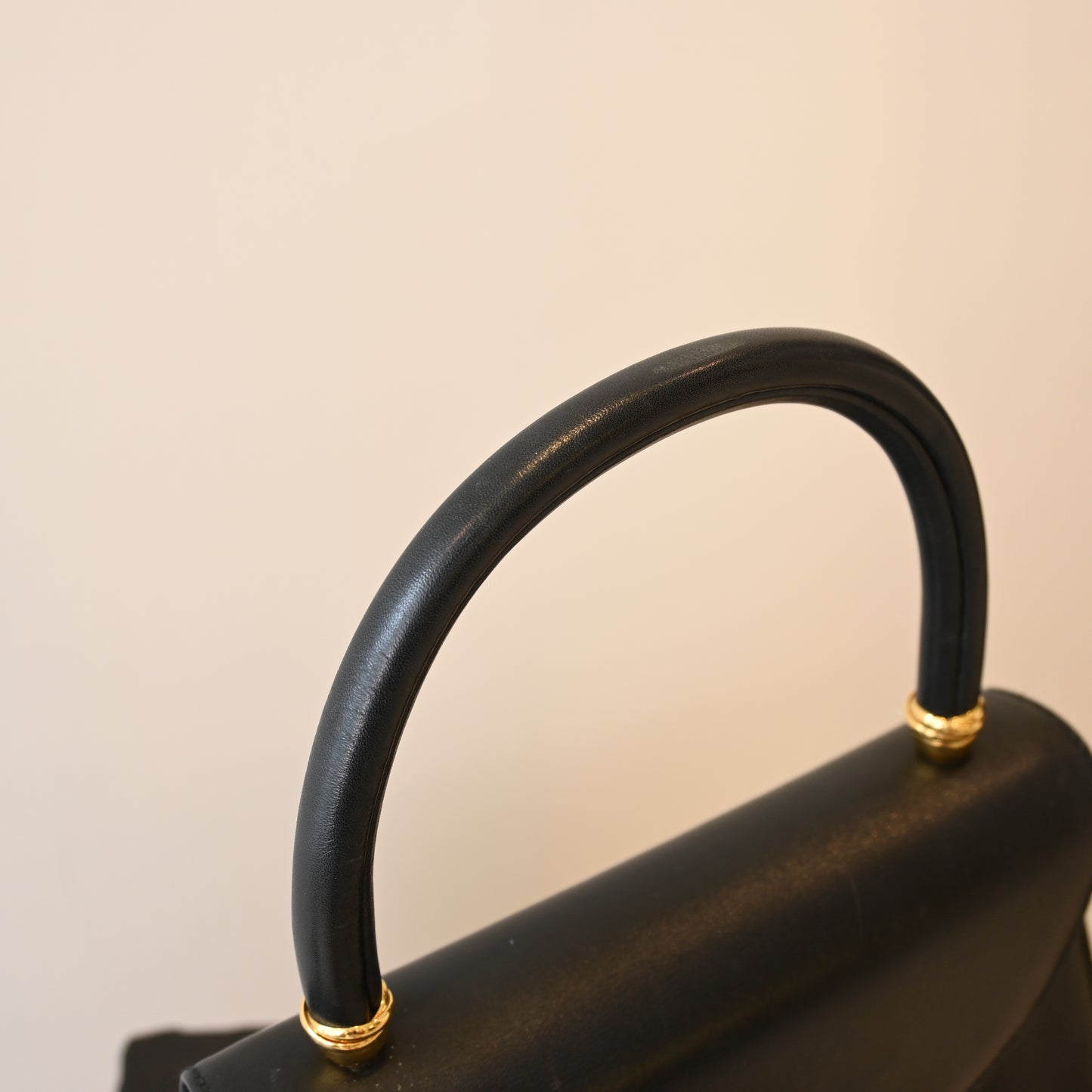 Cartier Panthere Black Leather Handbag