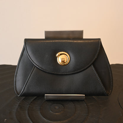 Cartier Panthere Black Leather Handbag