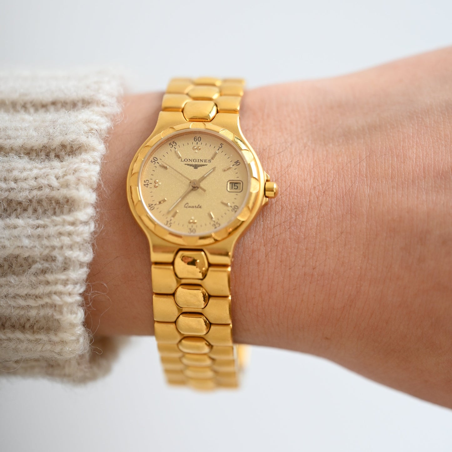 Longines Gold Conquest Watch ref. L 1.114.2