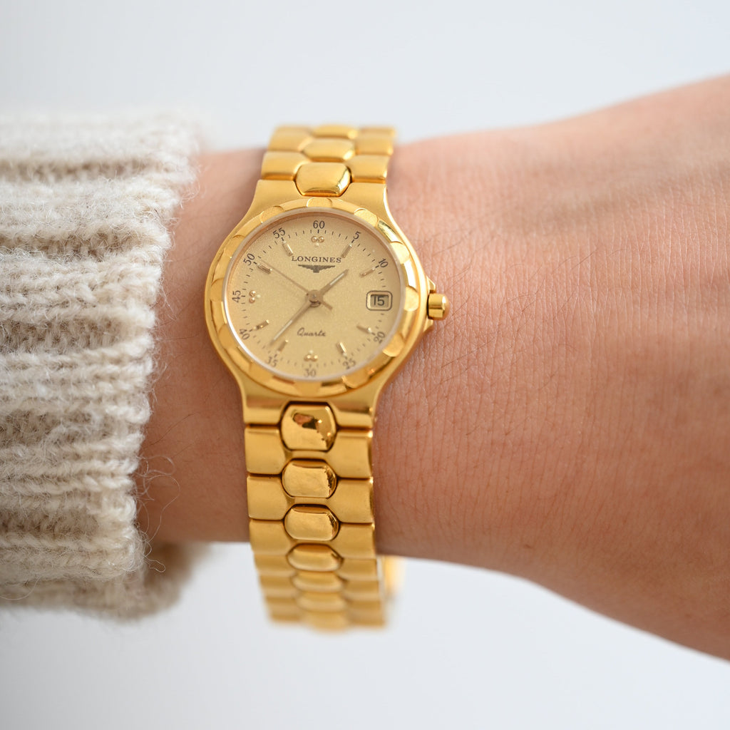 Longines Gold Conquest Watch ref. L 1.114.2 - Leluxe Vintage Sdn. Bhd.